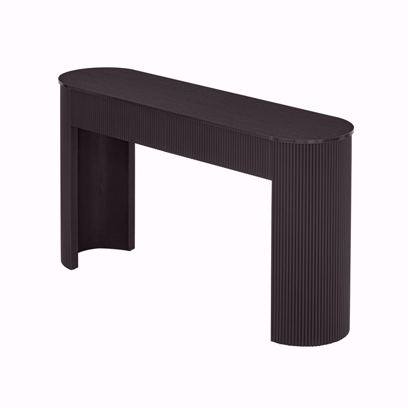 Entryway Table With Fluted Design