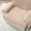 Fauteuil d'appoint surdimensionné en chenille avec siège profond, fauteuil rembourré rembourré de mousse haute densité, fauteuil simple sans assemblage pour le salon-133630110