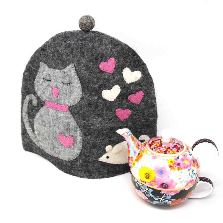 Pink Tea Cosy Small Teapot Cover Houseware Gift Kitchen 