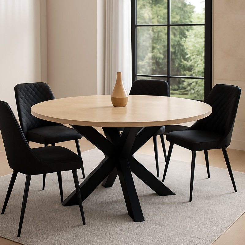 Table de salle à manger 46 "avec base Spider