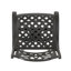 Tabouret pivotant en fonte d'aluminium