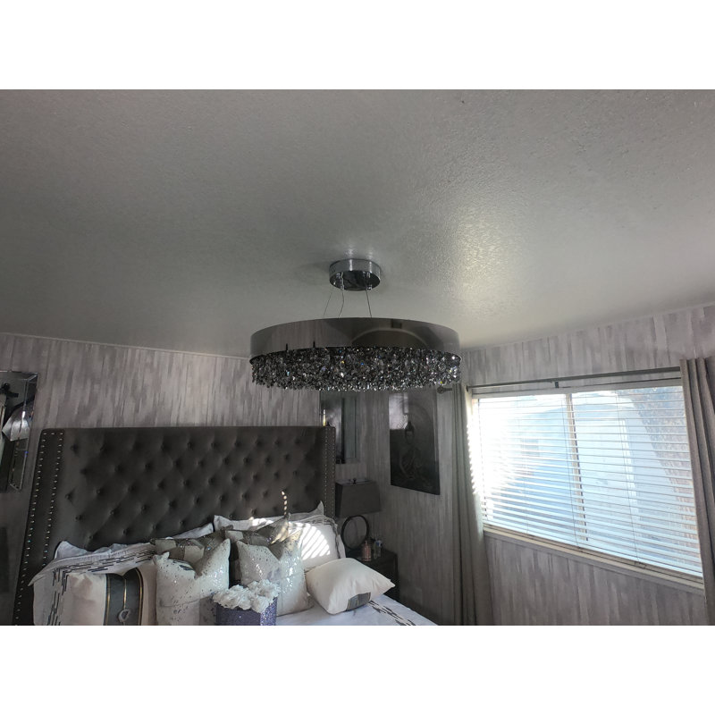 Sunnydale 22 - Light Dimmable LED Drum Chandelier