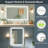 Frameless Round LED Bathroom Mirror, Front and Back Light, Anti-fog, Tempered Glass, 3 Colors, Dimmer, Plug-in / Hardwired, Horizontal / Vertical-1820369067