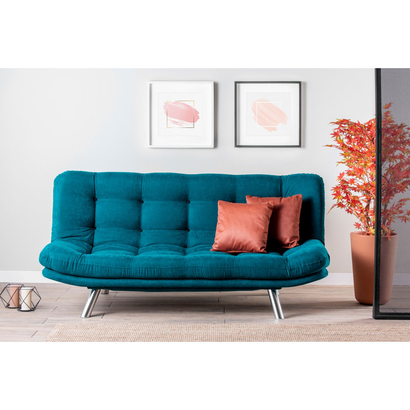 Canapé sans accoudoirs 23 po, Velours vert