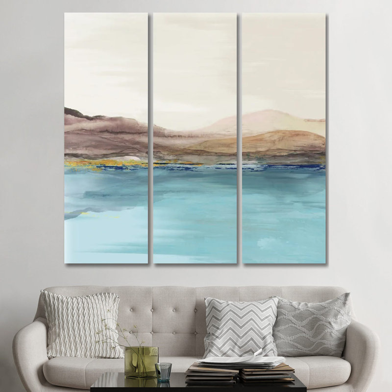 «Feel Slow», ensemble d'art mural sur toile tendue (ensemble de 3)