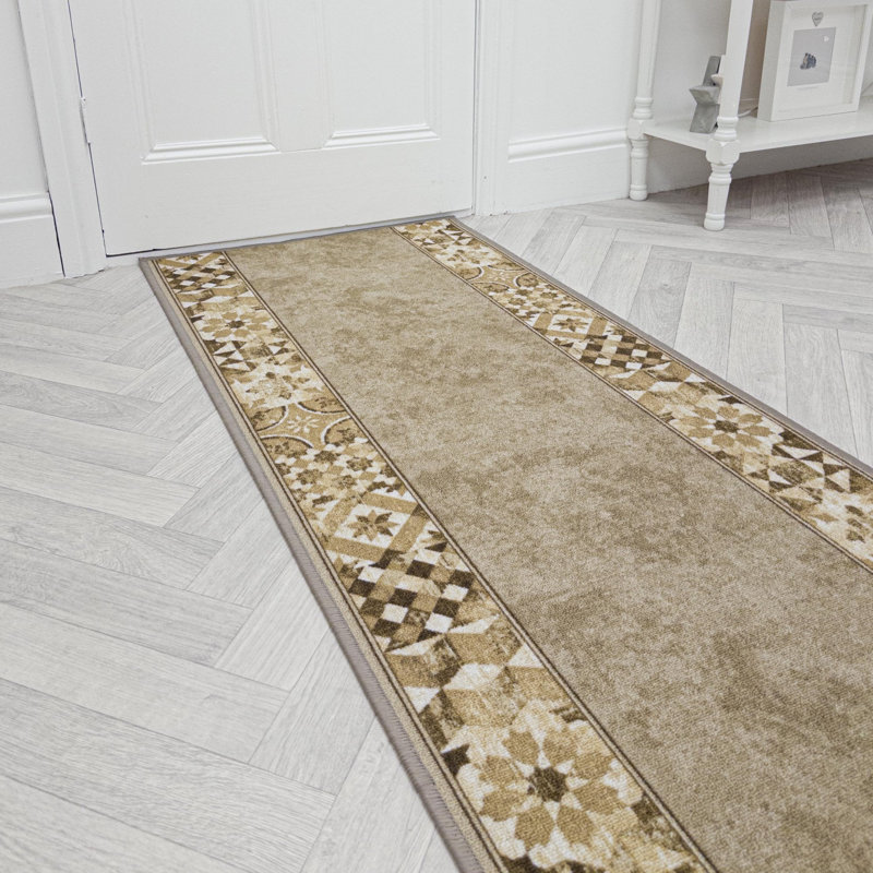 Runner Vintage Look Looped / Hooked Area Rug, Runner 80 x 150 cm