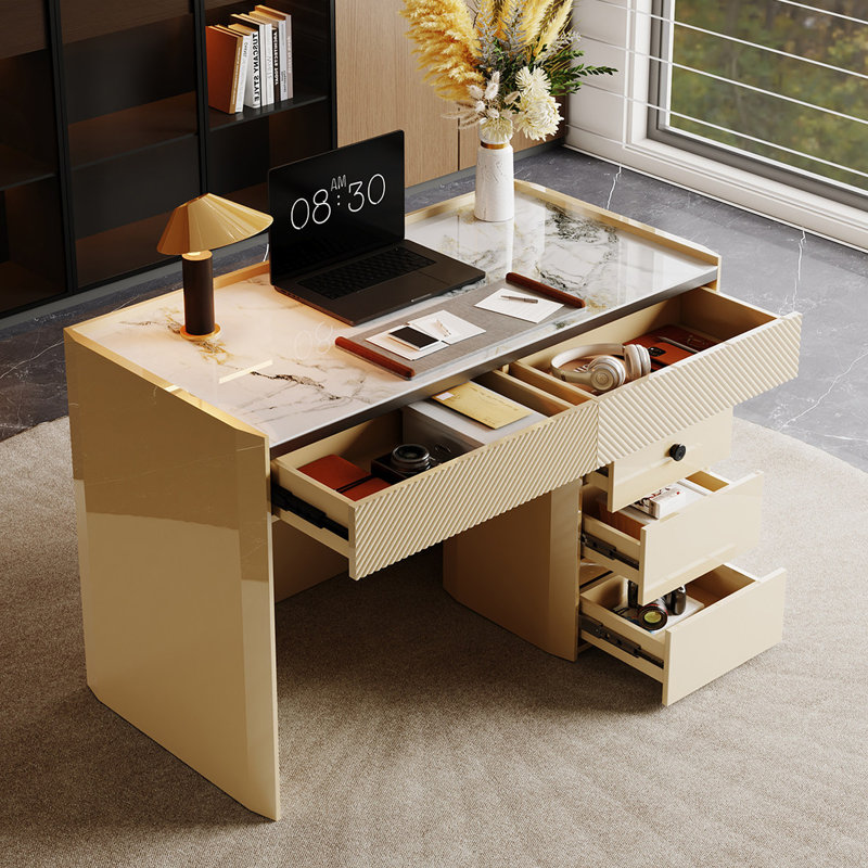 Bureau multifonctionnel au design italien, 30.7" H x 39.37" W x 23.62" D