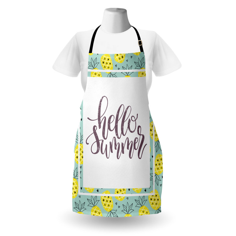 No Pattern Bib Apron