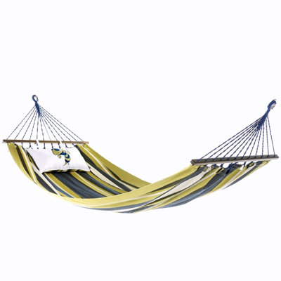 Hamac Buzz, la mascotte des Yellow Jackets de Georgia Tech, couleur or et marine