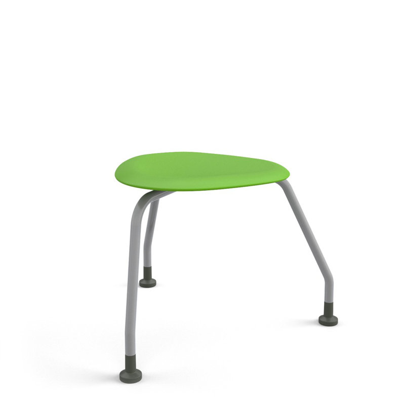 Fauteuil 360 3 pieds sans dossier, patins, Pomme verte