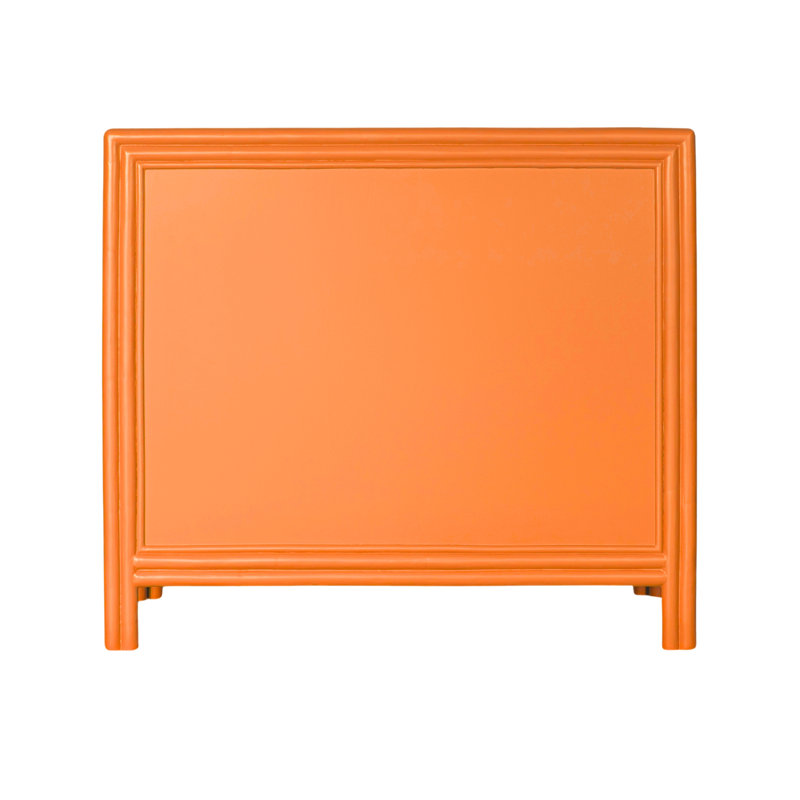 Aruba 4 - Drawer Nightstand, Citrus Orange