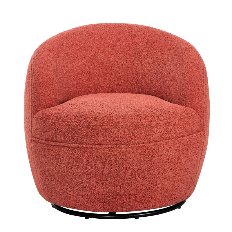 Chaise pivotante à 360 degrés - Corail avec doublure chaleureuse, Coral