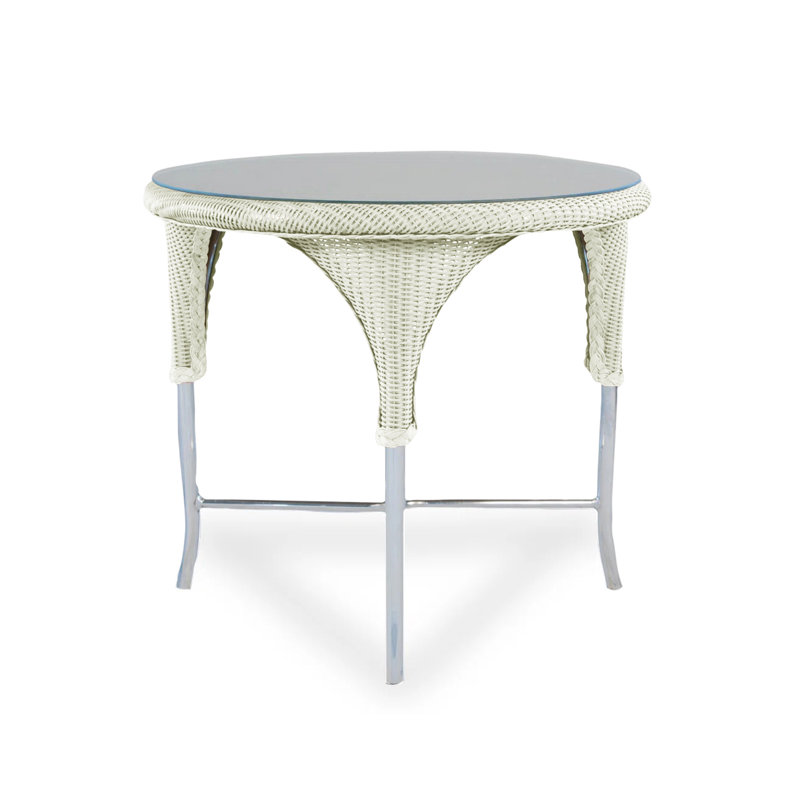 Universal Loom Accessories Outdoor Round Dining Table, Ivory