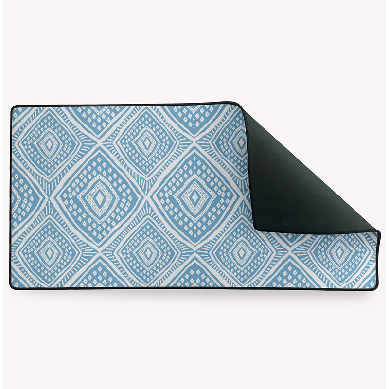 Grand sous-main Myron, Bleu
