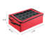 Tiny Tim Totes Ornament Storage Box, Red-1814344612