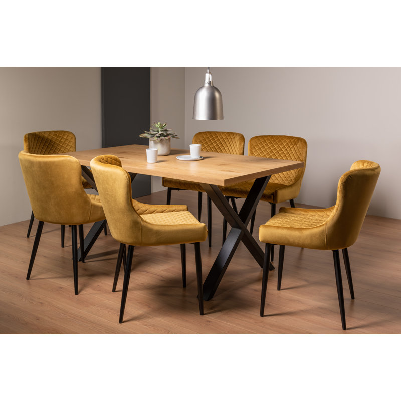 6 - Person Dining Set, Mustard