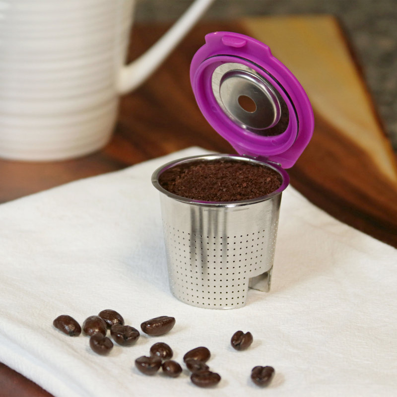 Cafe Flow Stainless Steel Reusable Coffee Filter Pod