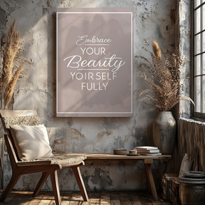 Toile, "Design a Minimalist Design Doting", un fond de rosé doux et discret qui évoque un sentiment de calme et d'art mural sur toile