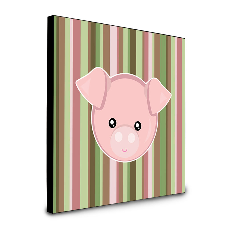 "porc face" , art encadré Ostia