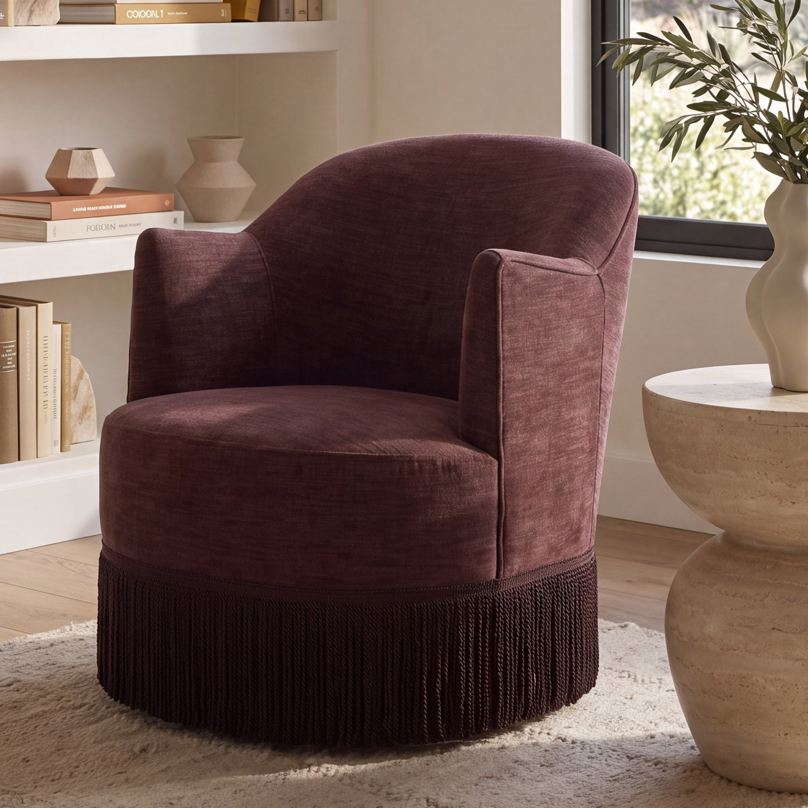 Drayton Swivel Barrel Chair