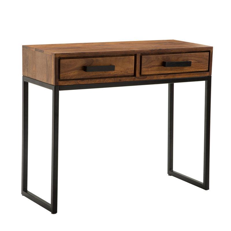 Paynesville 90cm Solid Wood Top Console Table