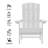 Bamma HIPS Adirondack Chair Weather Resistant-733978483
