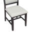 Ensemble de table de salle à manger rétro 7 pièces pour 6,1 tables de salle à manger en bois pour 6 personnes avec chaises rembourrées-196045818-196045822-196045816