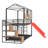 Allegonde Kids Twin Over Twin Bunk Bed-701799310