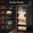 Upgrade 115l Electric Cigar Humidor Temperature & Humidity Control, Built-in Humidification System With Spanish Cedar Wood Shelves & Drawer Hygrometer Father's Day Gifts For Men(900 Capacity)