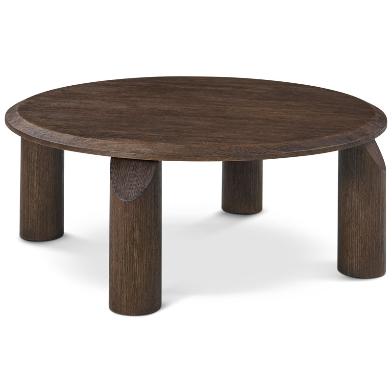 Vienna Cocktail Table, Brown, 16" H x 40.2" L x 40.2" W