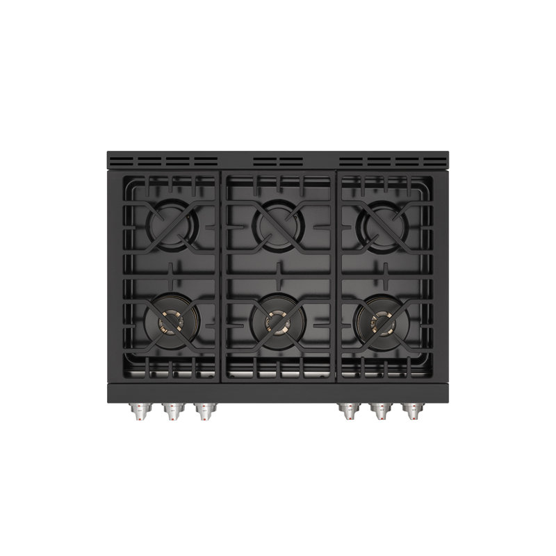 Plaque de cuisson au gaz naturel 36 po avec 6 brûleurs