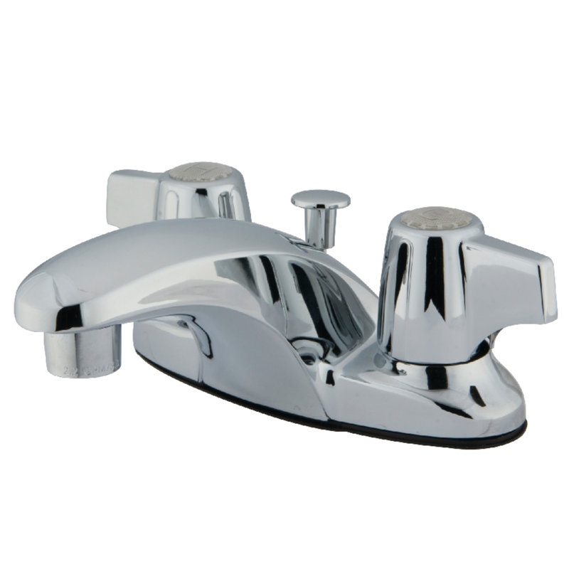 Magellan Centerset Bathroom Faucet with Drain Assembly, With Plastic Pop Up