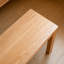 Banc de table en bois de chêne naturel pour salle à manger-339223476