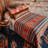 Del Sol Red/Orange/Tan Aztec Print Cotton Southwestern Style Reversible Quilt Set-946537124