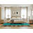 Machine Washable Checkered Green Area Rug-1815876693