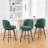 26" Swivel Upholstered Counter Stool With Solid Wood Frame And Mid Back-1180840757