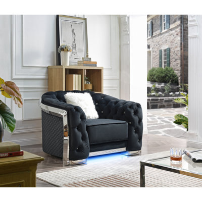 Chaise Sapphire G0593A-C, NOIR
