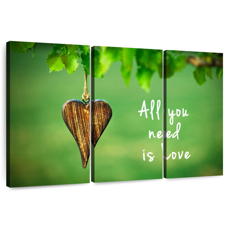 Tergel Nature All You Need Is Love, 28" H x 45" W
