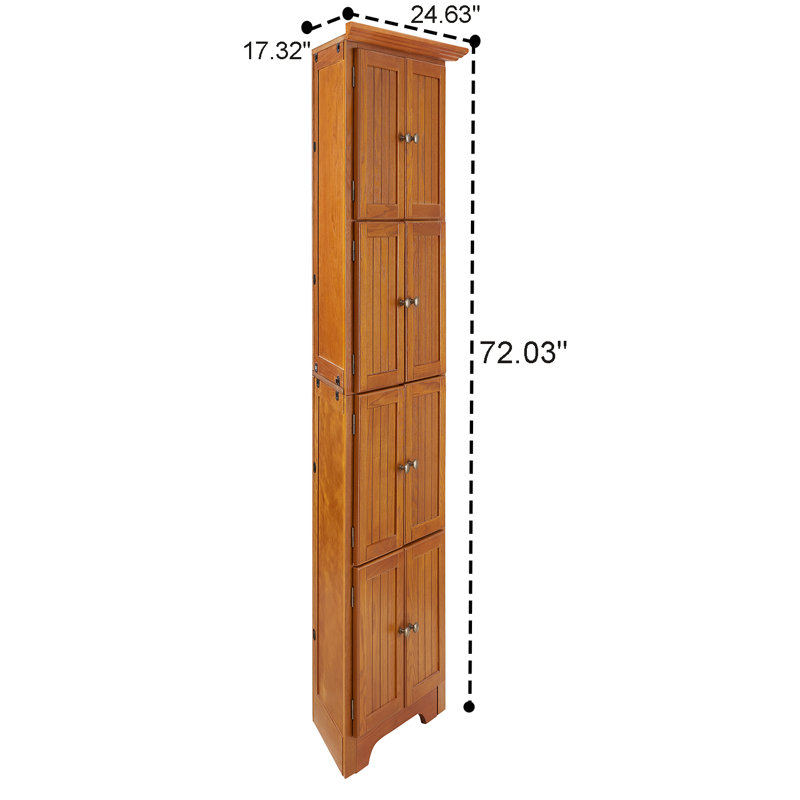 Armoire de rangement Mid-Century, Chêne