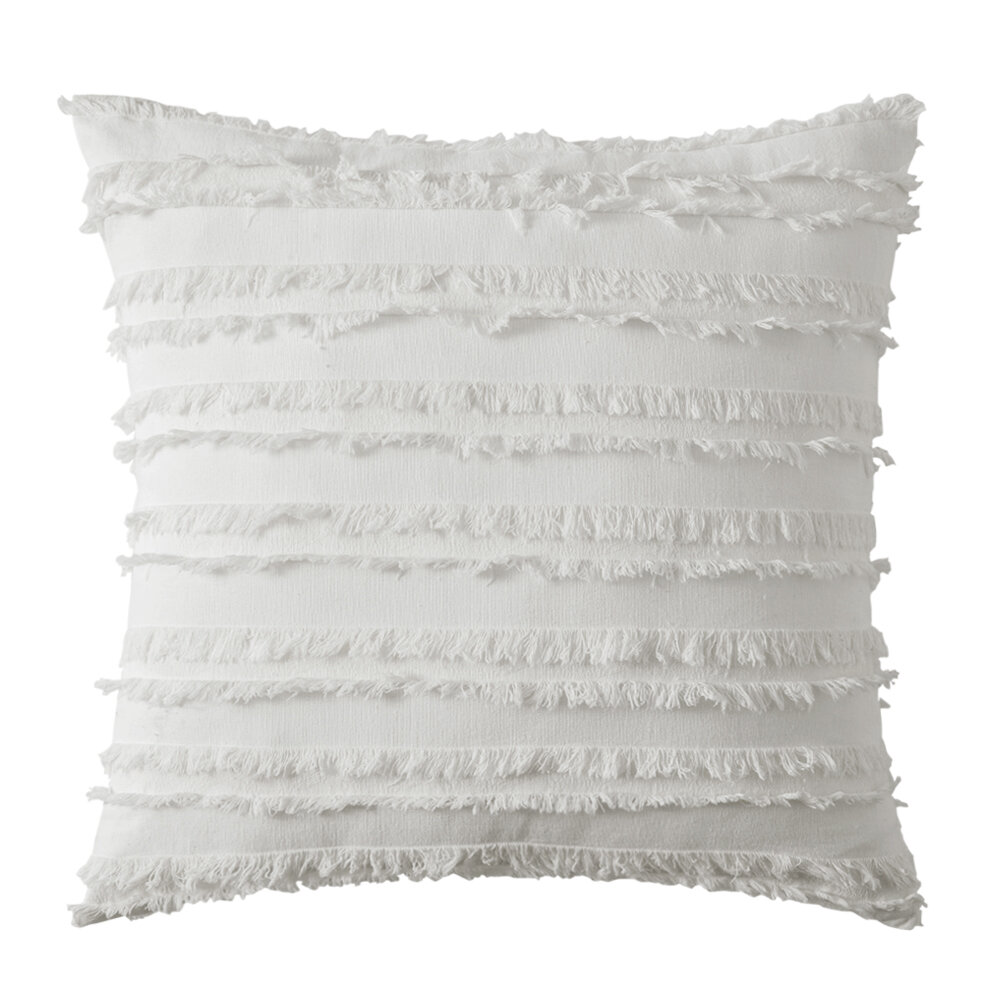 Tatonka Fringed Linen Throw Pillow, Your Western Decor & Design