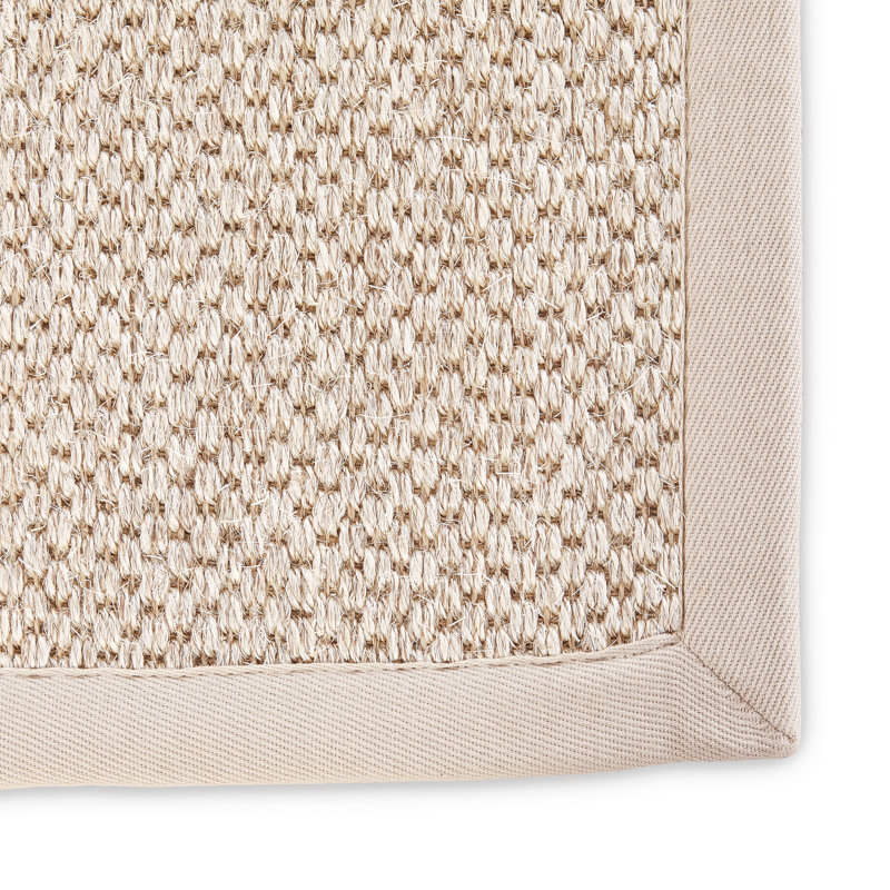 Jaipur Living Naples Natural Solid Beige/ Ivory Runner Rug (3'X12'), Runner 3' x 12'