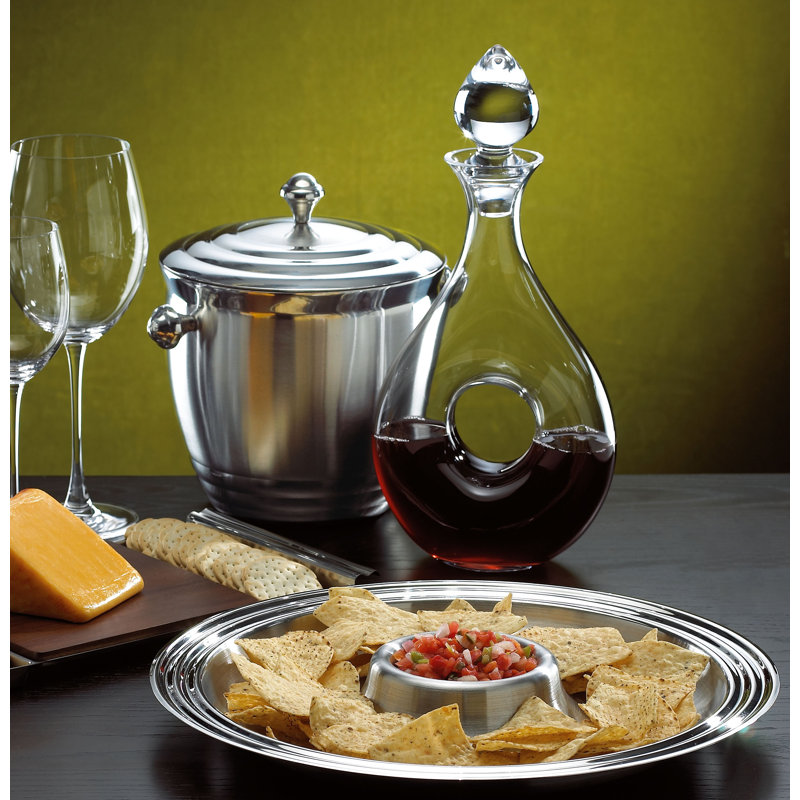 Tuscany Stainless Steel Insulated Ice Bucket with Lid and Handles
