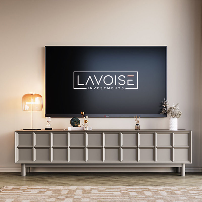 Meuble télé multifonctionnel Light Luxury, 20.9”H x 94.5”L x 15.7”W