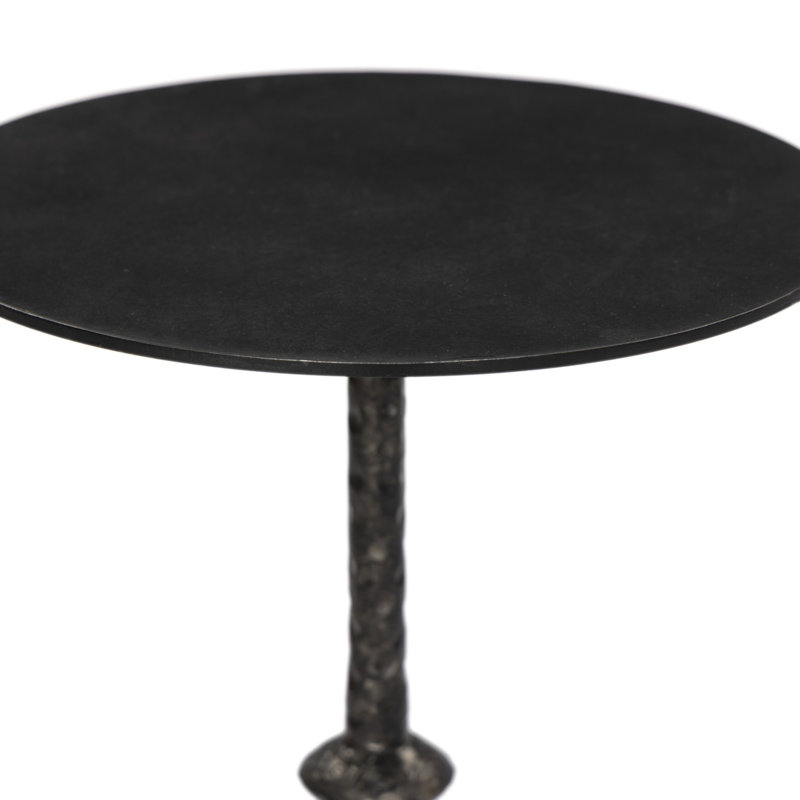 Jocelyn End Table, Raw Black