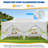 COBIZI Canopy Tent 10x20 Pop Up Heavy Duty Canopy Tent with 6 Removable Sidewalls,Party Tent for Weddings-121845597