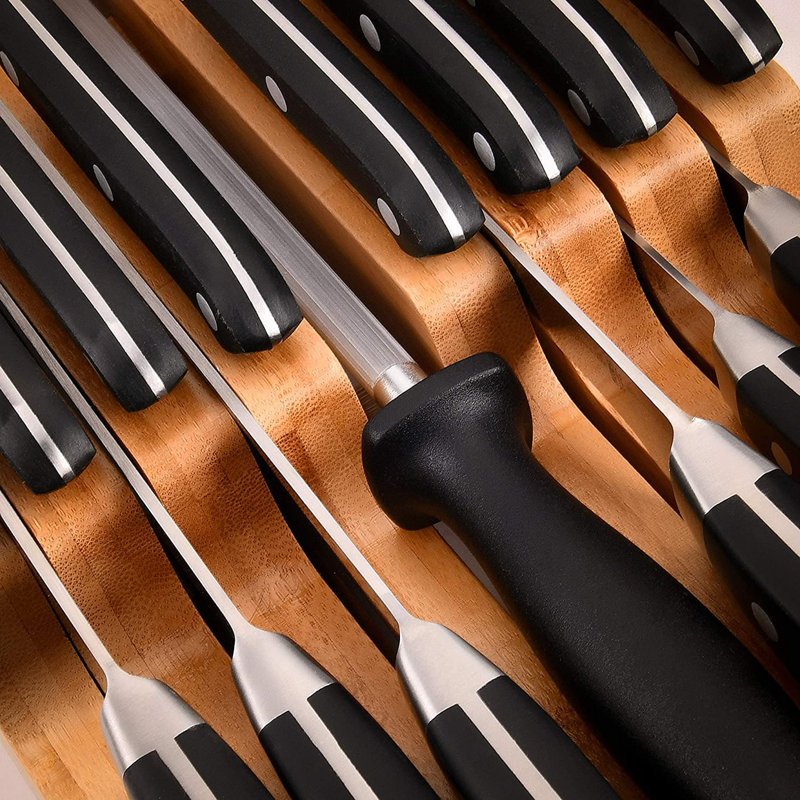 X－MAX FURNITURE 16 Slot Drawer Knife Block