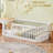Wood Floor Bed with Fence,Ideal for Creative Play Spaces,Sturdy and Safe Design-1963669438-1963669439