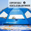 Tente dôme en nylon 3 personnes Echosmile-111475353