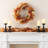 24"D Fall Multi-Colored Sorghum Wreath Includes A Complimentary Black Metal Wreath Hanger