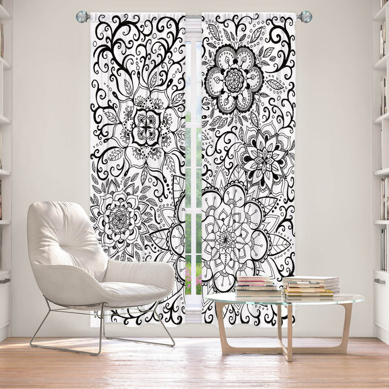 Derquan Room Darkening Curtains / Drapes Pair, 20" W x 82" L